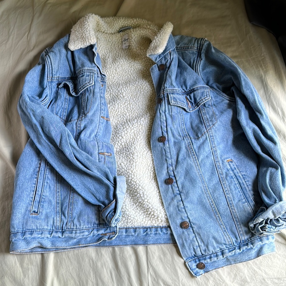 Princess Polly sherpa lined Jean jacket